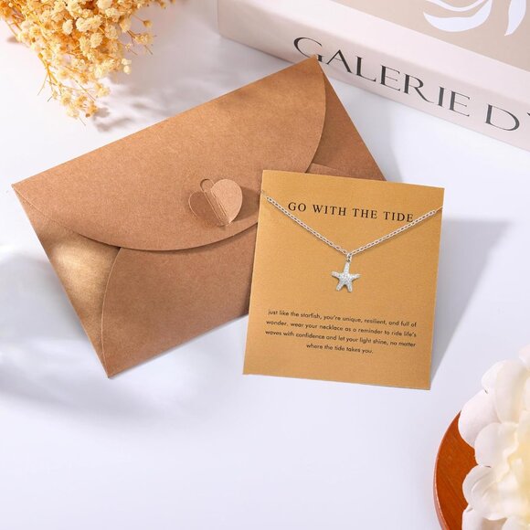 Silver Necklace for Women Evil Eye Ankh Bow Necklace for Friends Sister Birthday - Picture 5 of 7